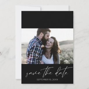 Modernes Foto Landschaft Save the Date Invitati Einladung