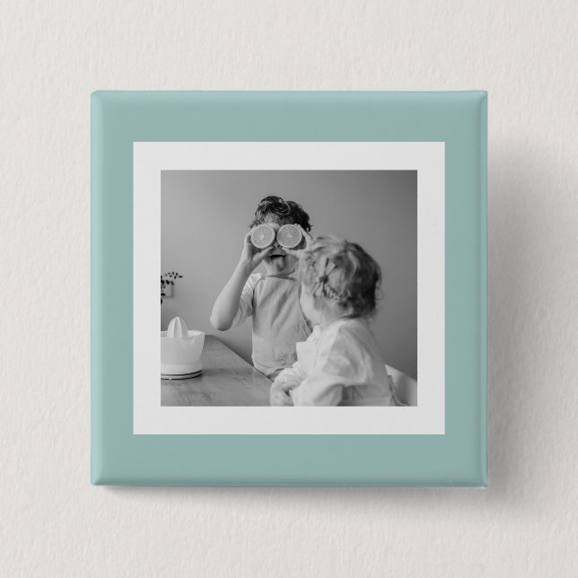 Modernes Foto mit familiärer Atmosphäre Button (Vorderseite)