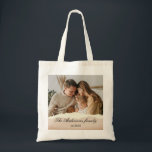 Modernes Foto mit Personalisiertem Namen Tragetasche<br><div class="desc">Modernes Foto mit Personalisiertem Namen</div>