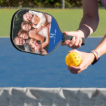 Modernes Foto Monogram Name Pickleball Paddle<br><div class="desc">Modern custom Foto Monogram Name</div>