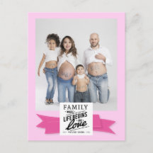 Modernes Foto niedliche Postkarte