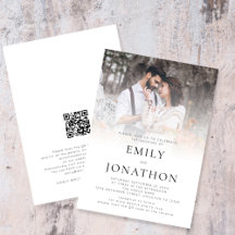 Modernes Foto-Overlay QR