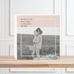 Modernes Foto Pastel Pink Familie Liebliches Gesch Holzkisten Schild<br><div class="desc">Modernes Foto Pastel Pink Familie Liebliches Geschenk</div>
