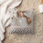 Modernes Foto Pastell Personalisierter Name Gesche Kissen<br><div class="desc">Modernes Foto Pastell Personalisierter Name Geschenk</div>