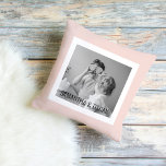 Modernes Foto Pastell Pink Einfaches Geschenk Kissen<br><div class="desc">Modernes Foto Pastell Pink Einfaches Geschenk</div>