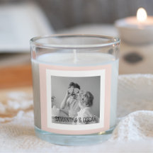 Modernes Foto Pastell Pink Einfaches Geschenk