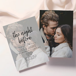 Modernes Foto Probe Abendessen Einladung