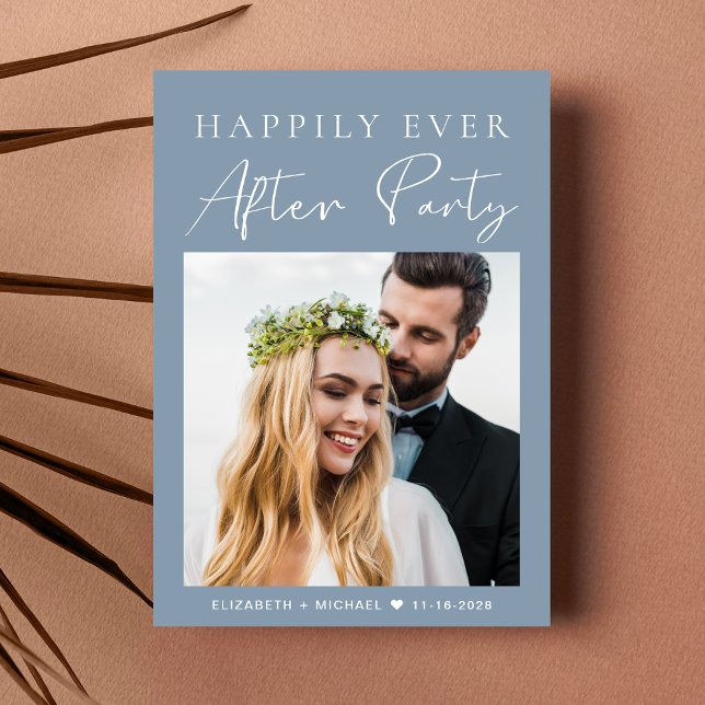 Modernes Foto QR Code Hochzeitsempfang Einladung (Your love story deserves a grand celebration!)