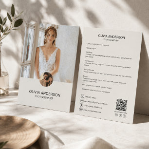 Modernes Foto QR Fotograf Business Flyer