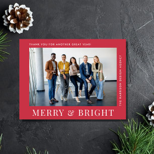 Modernes Foto Red Corporate Business Weihnachten