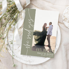 Modernes Foto Save The Date