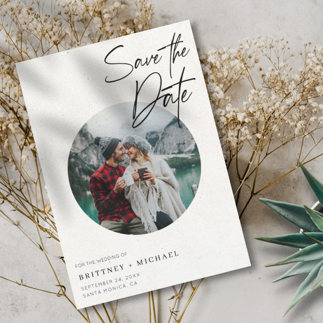Modernes Foto Save The Date (Von Creator hochgeladen)