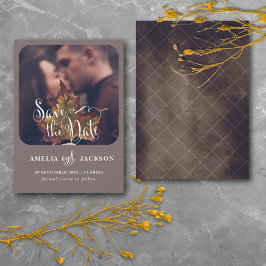 Modernes Foto Save the Date Hochzeit