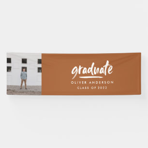Modernes Foto Terracotta Eleganter Abschluss Banner