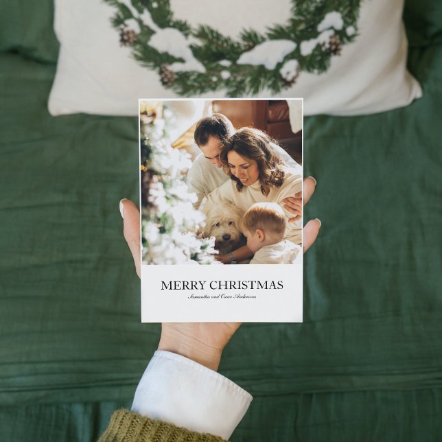 Modernes Foto und frohe Weihnachten (Von Creator hochgeladen)