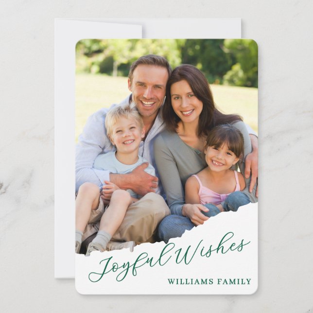 Modernes Foto Weihnachten (Vorderseite)