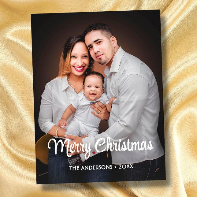 Modernes Foto Weihnachten Elegante Schrift Persona (Von Creator hochgeladen)
