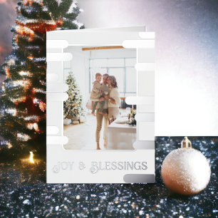 Modernes Foto Weihnachten Personalisiert