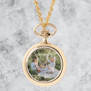 Modernes Foto Wir Liebe Sie Mama eWatch Armbanduhr