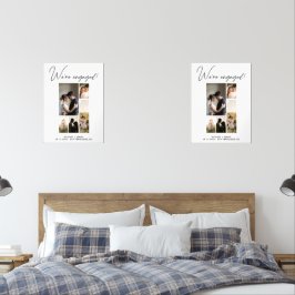 Modernes Foto Wir sind Verlobte Verlobung Bilderwand Sets