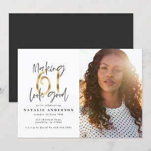 Modernes Foto zum 61. Geburtstag