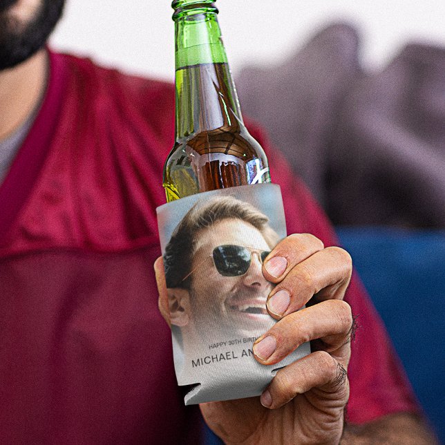 Modernes Foto zum Geburtstag Dosenkühler (Von Creator hochgeladen)