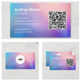 Modernes Friseursalon Visitenkarte