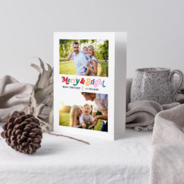 Modernes, fröhliches und helles Bright 2 Foto Karte