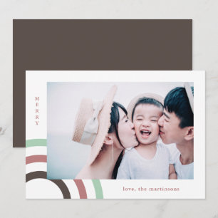 Modernes, fröhliches Weihnachtsfest Mint Foto