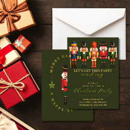 Modernes Funny Einzigartiges Nutcracker Weihnachts Einladung