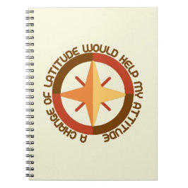 Modernes Funny Travel Journal Backpacker Notebook Notizblock