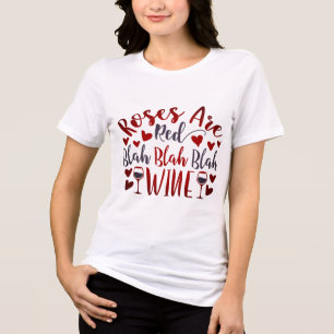 Modernes Funny Valentine's Day Sprichwort Tri-Blend Shirt