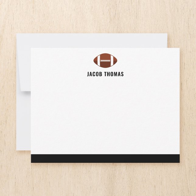 Modernes Fußballspiel Personalisiert Mitteilungskarte (Von Creator hochgeladen)