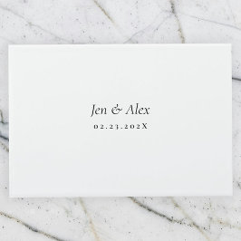 Modernes Gästebuch für Hochzeiten