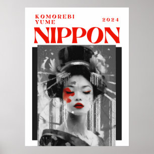 Modernes Geisha B & W Value Poster Paper (Matte)