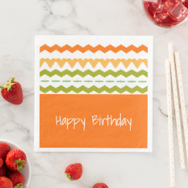 Modernes Gemustertes Papier Napkins Serviette