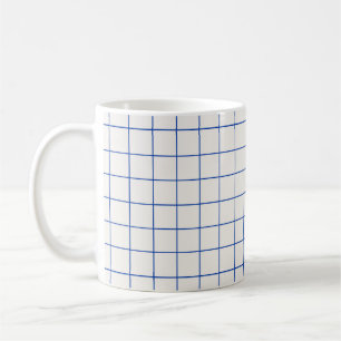 Modernes geometrisch abstraktes Musterdesign mit S Kaffeetasse