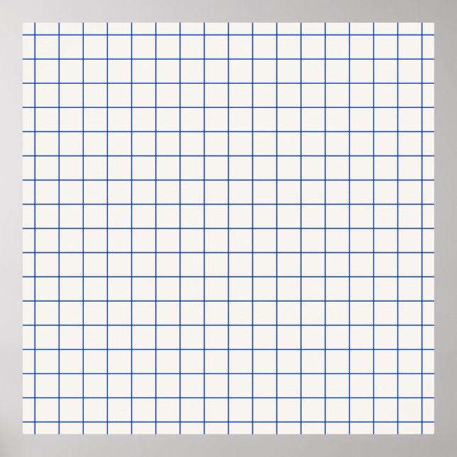 Modernes geometrisch abstraktes Musterdesign mit S Poster (Vorne)