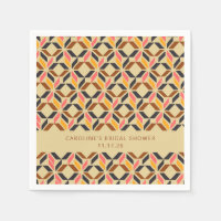 Modernes geometrisches Brautparty