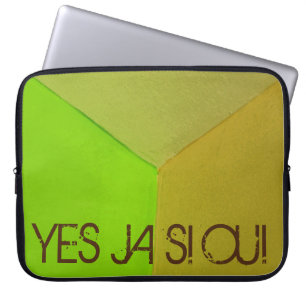 Modernes geometrisches Configurative Foto mit Laptopschutzhülle