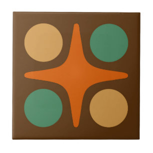 Modernes geometrisches Design der Sternexplosion M Fliese