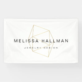 Modernes geometrisches Edelstein Banner