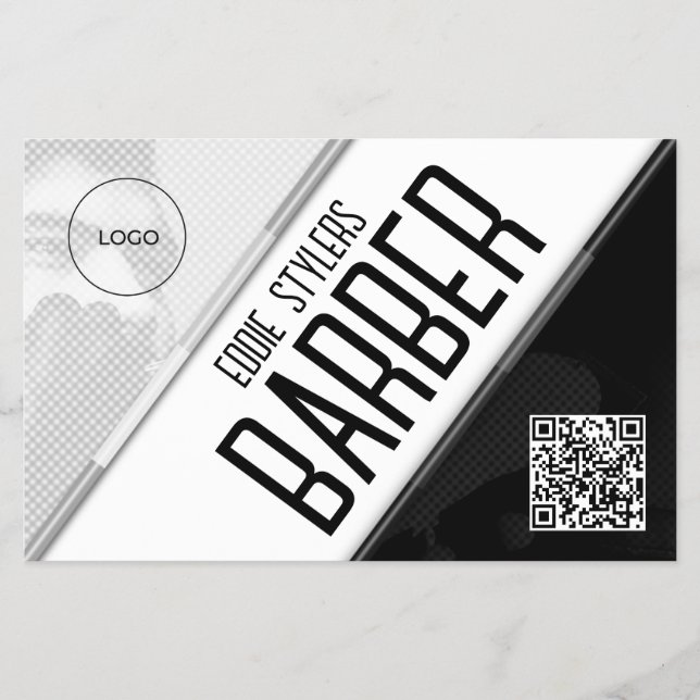 Modernes geometrisches Fett Flyer (Vorne)