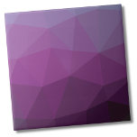 Modernes geometrisches Lila Gradient Fliese<br><div class="desc">Stilvolle Modern Geometric Ombre Lila Gradient Keramik Fliesen. Dieses Farbgeblockte Muster weist verschiedene Farbtöne lila auf und hat auch einen Ober- oder Farbeneffekt. Ob Sie gewollt haben, diese Kachel als kleinen Untersetzer oder Trivet für einen Drink oder Teller zu verwenden... oder Sie wollte, groß mit einem Küchenrücken oder Badezimmerfliesen zu...</div>