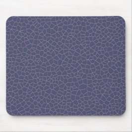 Modernes geometrisches Lila Marmormuster | Mousepad