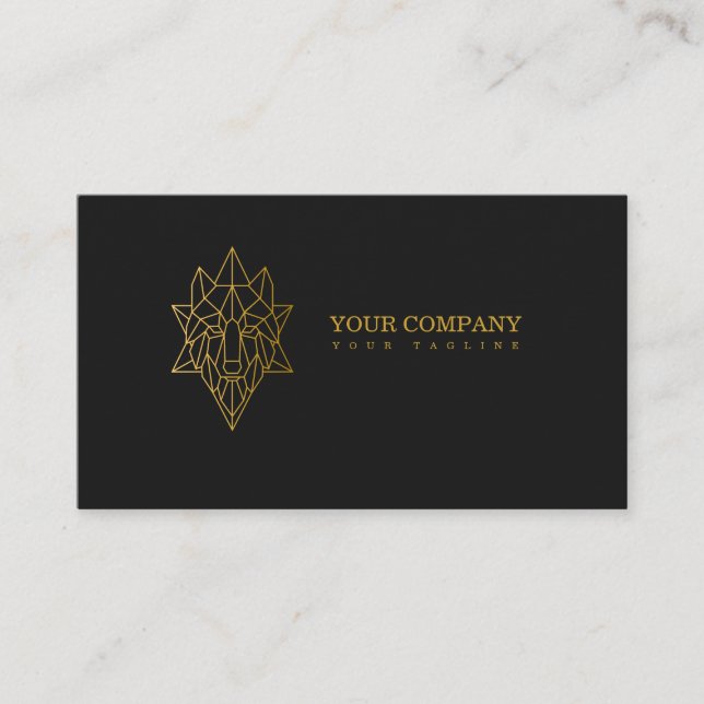 Modernes geometrisches minimalistisches berufliche visitenkarte (Vorderseite)