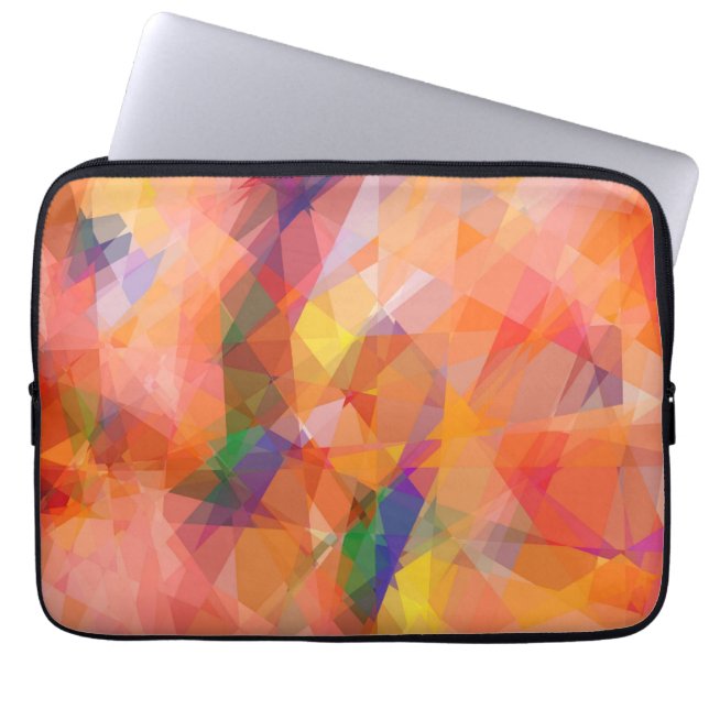 Modernes geometrisches Muster 3 der Laptopschutzhülle (Vorderseite)