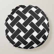 Modernes, geometrisches Muster aus Schwarz und Wei