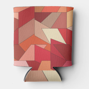Modernes geometrisches Muster Dosenkühler