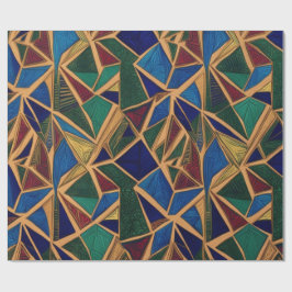 Modernes geometrisches Muster Geschenkpapier